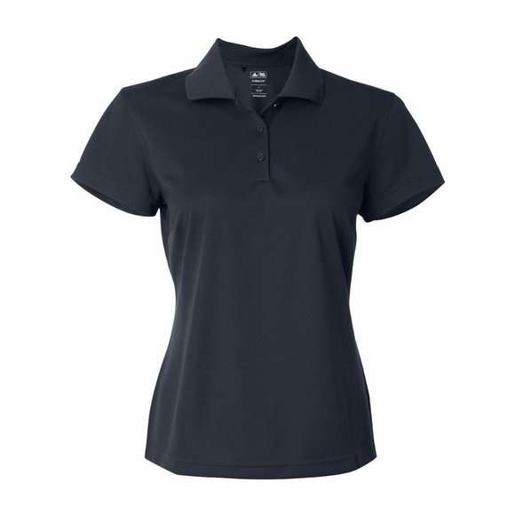 ADIDAS CLIMALITE WOMEN'S Medium NAVY BLUE GOLF POLO SHIRT - Picture 1 of 3